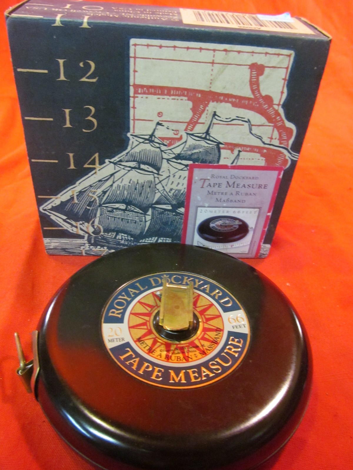 ROYAL DOCKYARD TAPE MEASURE IN BOX 20 METERS 66 FEET