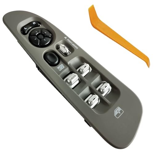56049805AB Master Power Fits for 2002-2009 Dodge Window Switch & Khaki Bezel