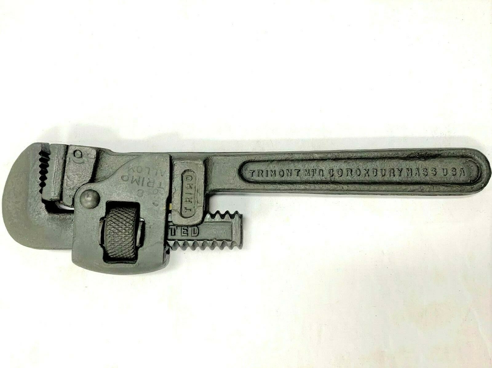 Antique Trimont MFG CO Trimo 8” Pipe “Monkey” Wrench