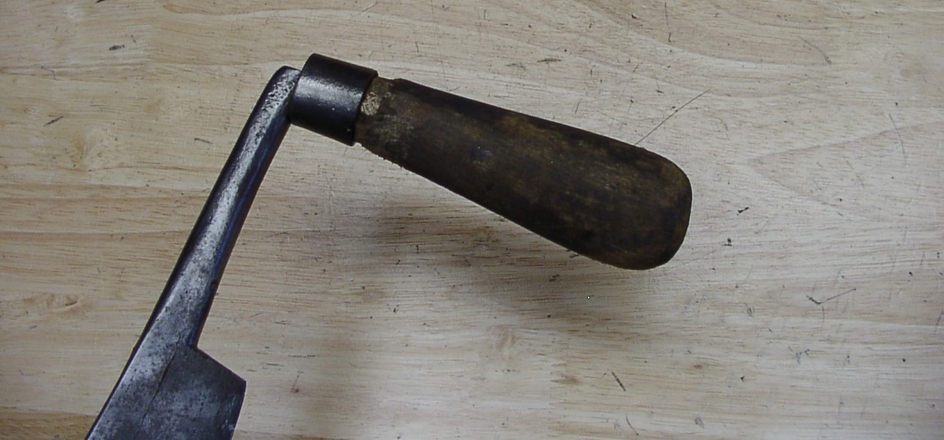 HUGE Antique Cast Steel Draw Knife25-7/16″ OAL,1-1/16″ X 16-1/8″ Edge,VGC