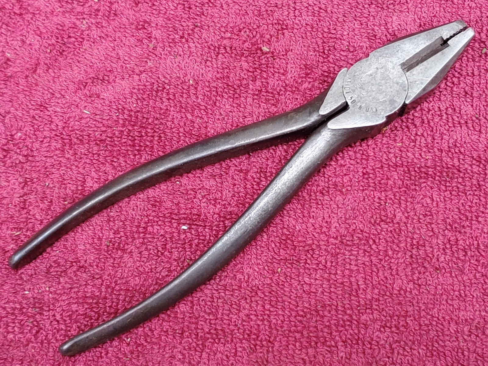 Vintage Utica Drop Forge & Tool Company 50-6 Lineman’s Pliers Made in USA Tool
