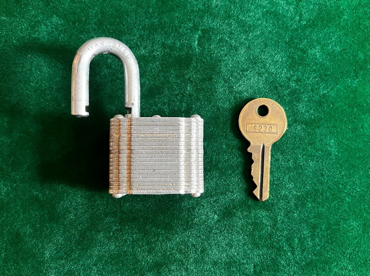 Montgomery Ward Padlock with Key