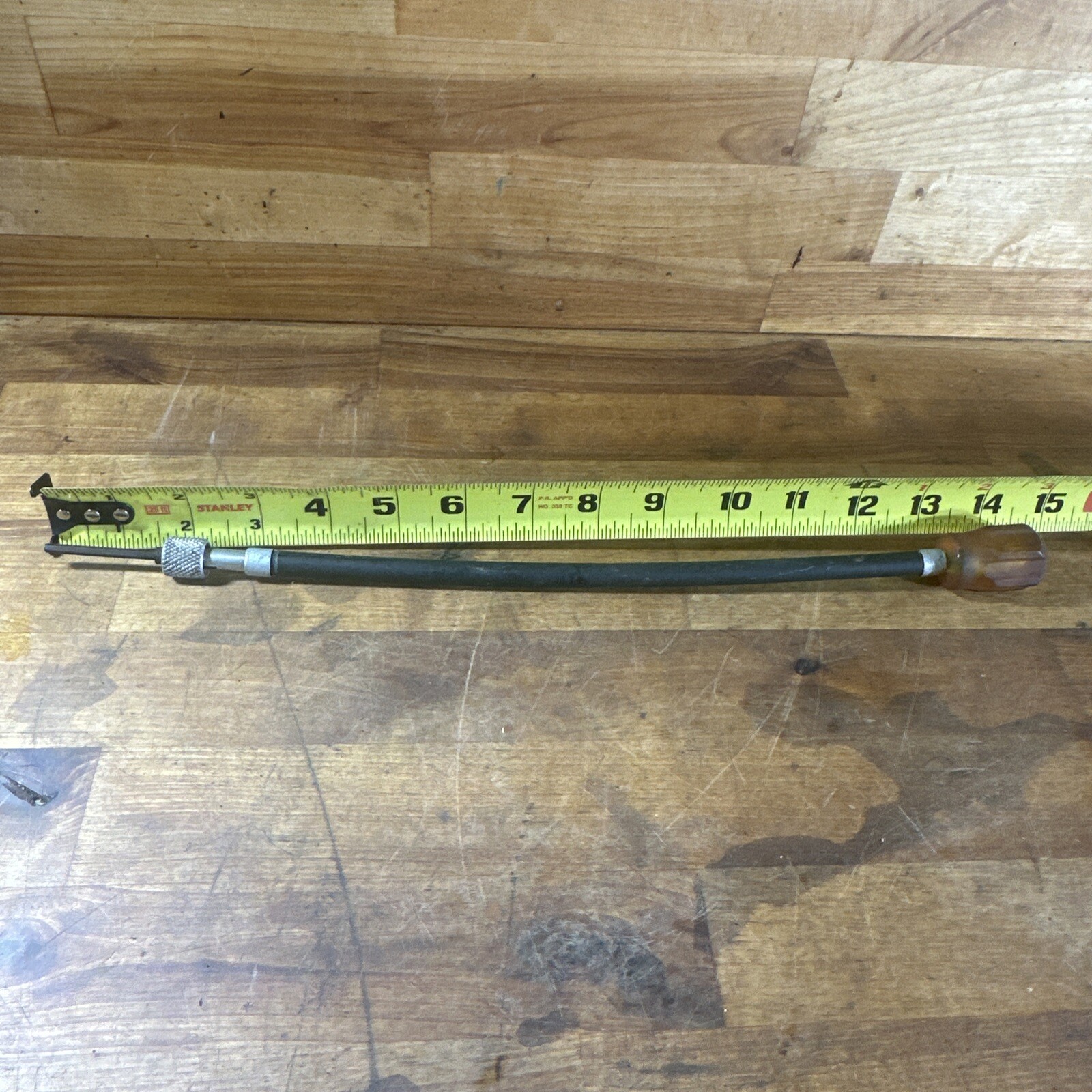 Vintage Xcelite No. 112 Specialty Carburetor Flex Shaft Hex Driver Tool