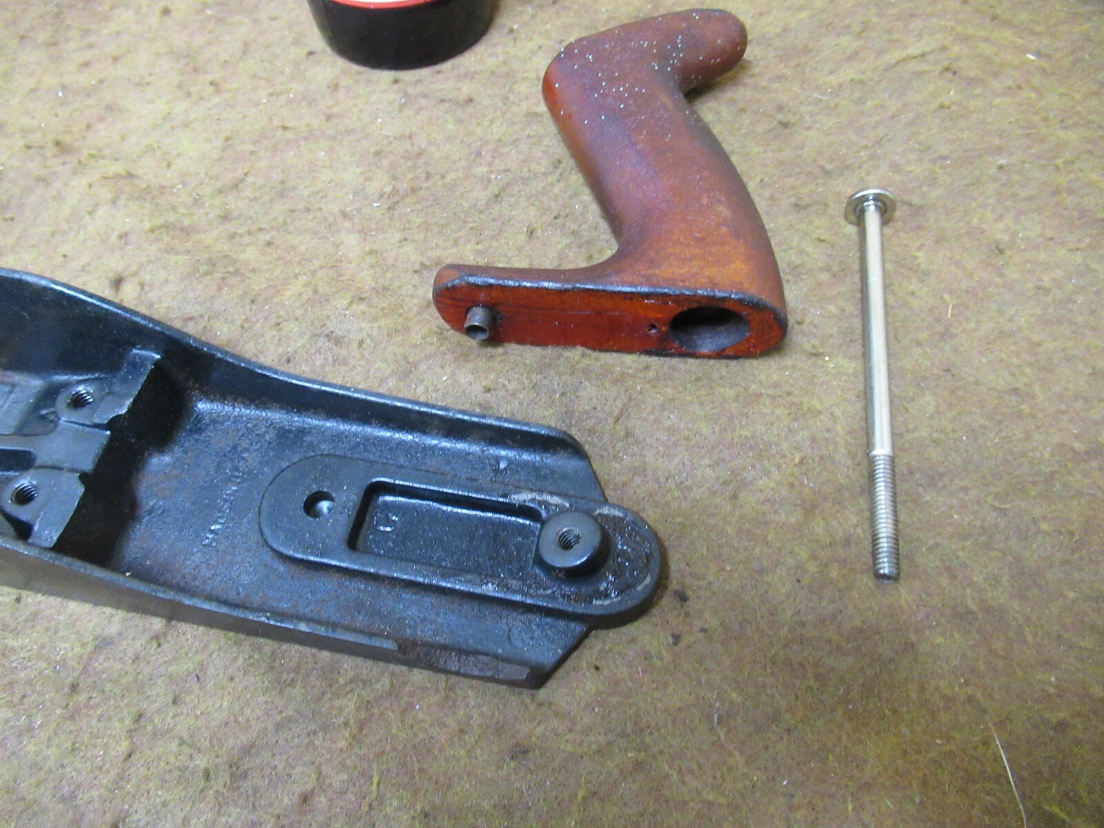 Millers Falls 8B Plane,Handle Assy(ONLY)hardwood,late style~NICE🤠🤠MF4.21.22RL