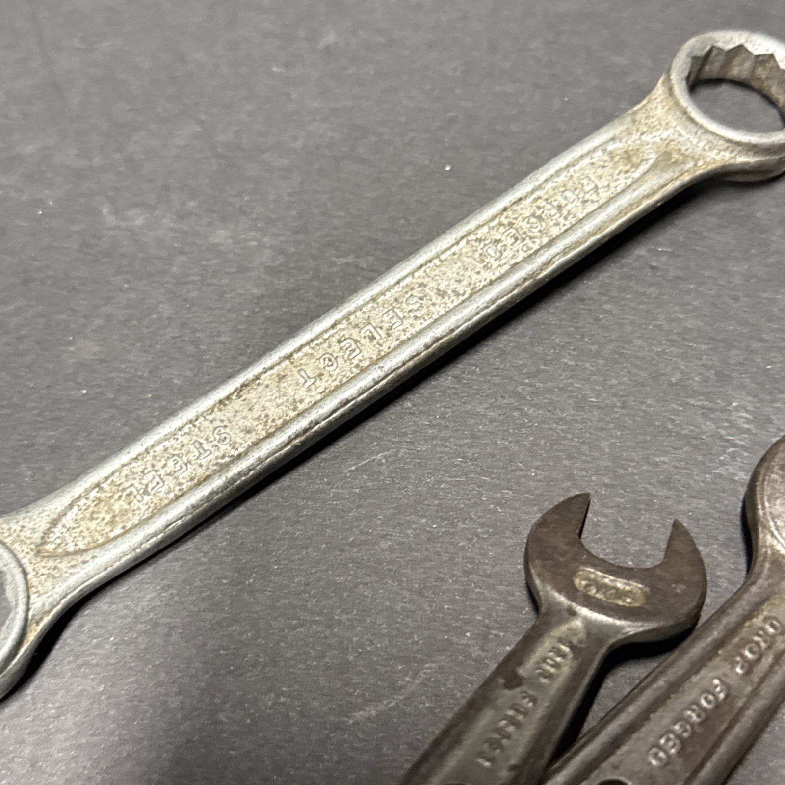 Vintage Mechanics Wrench Lot – Drop Forged Select Steel USA – Williams Proto