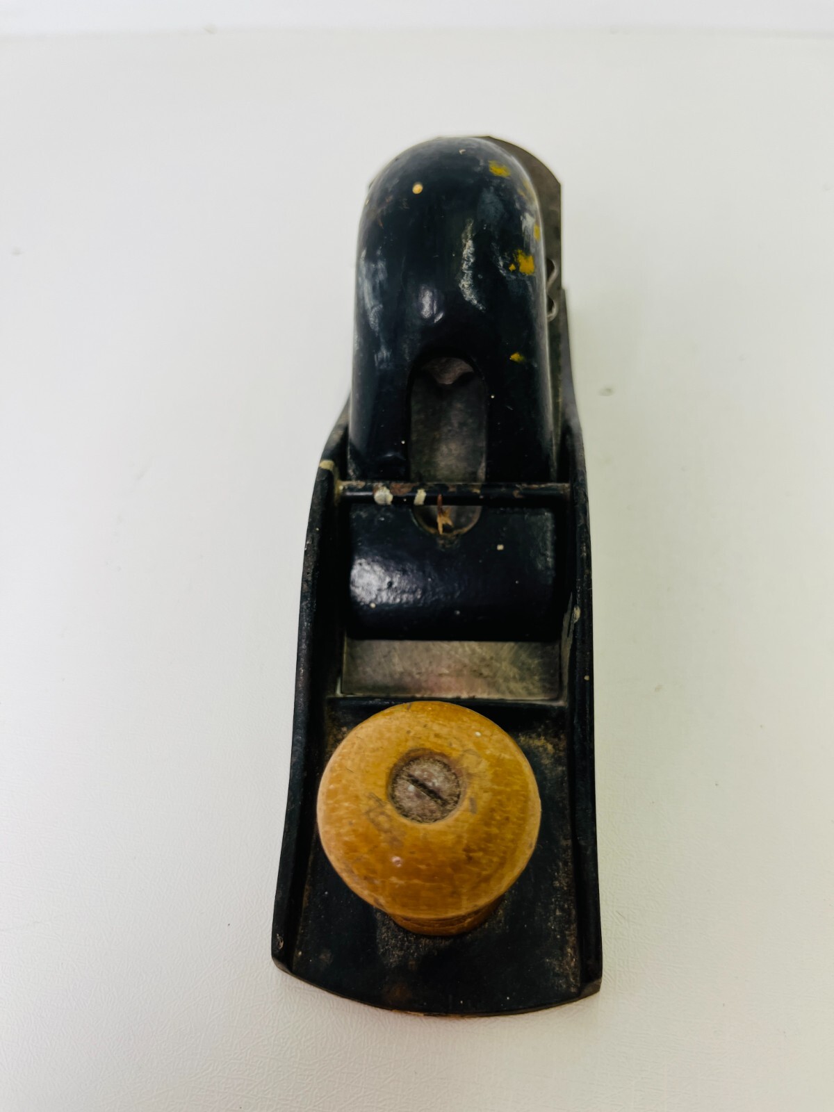 Vintage Hand Wood Planer, Metal With Wood Handles Stamped 1110