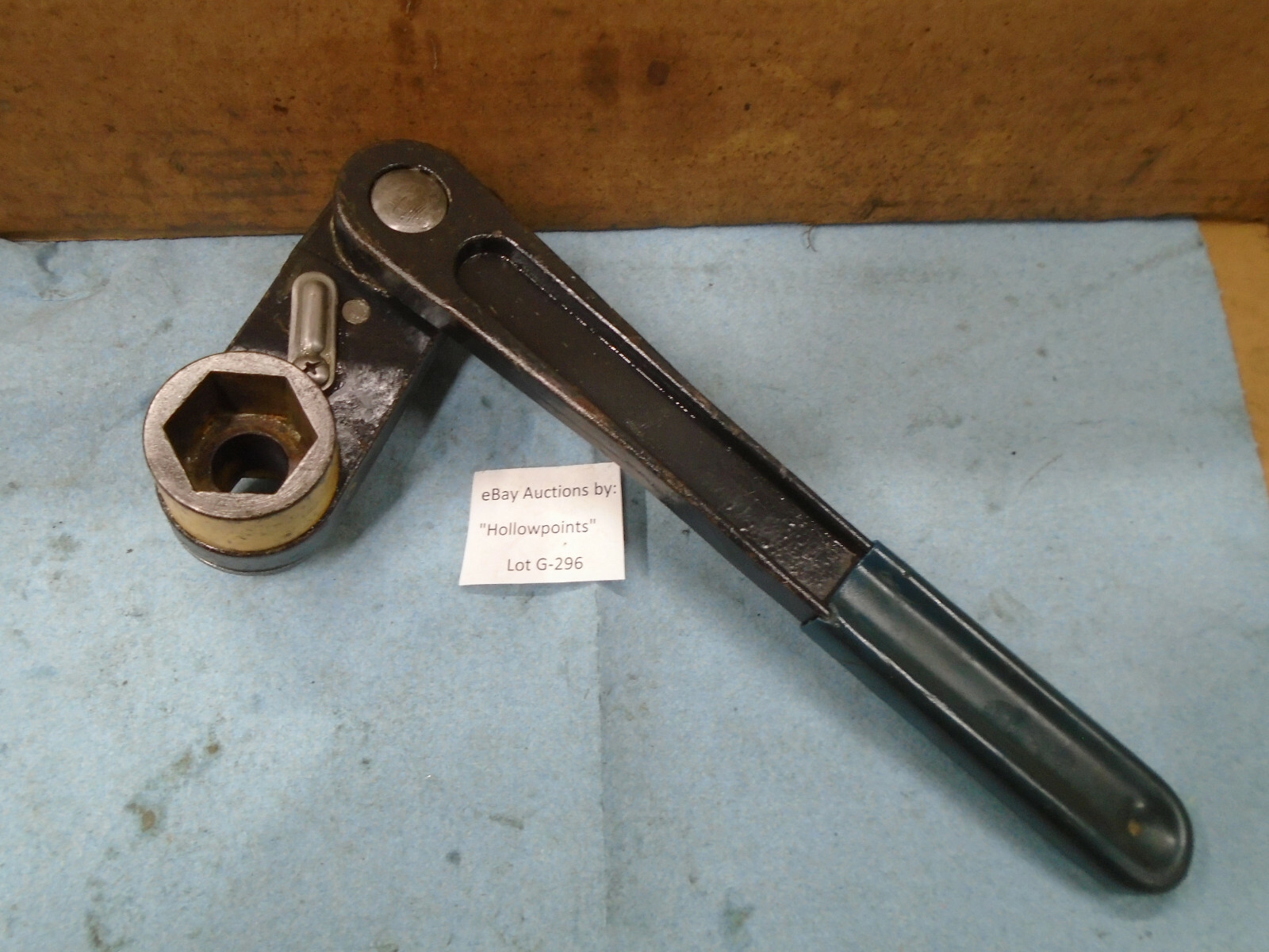 Lowell Articulating Indexable Double Shot Hex Socket Ratchet Wrench 1-1/4 1-1/6″