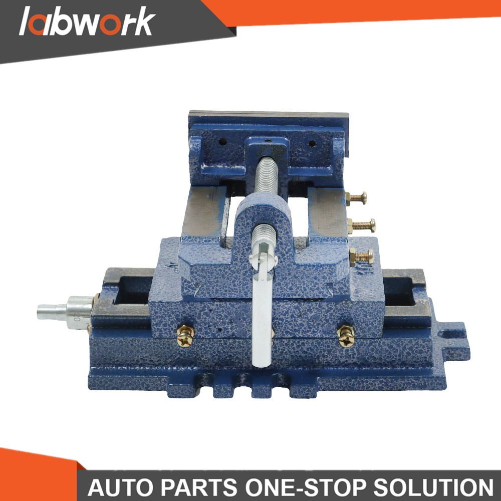 Labwork 4″ Cross Drill Press Vise Slide Milling 2 Way Clamp Machine Heavy Duty