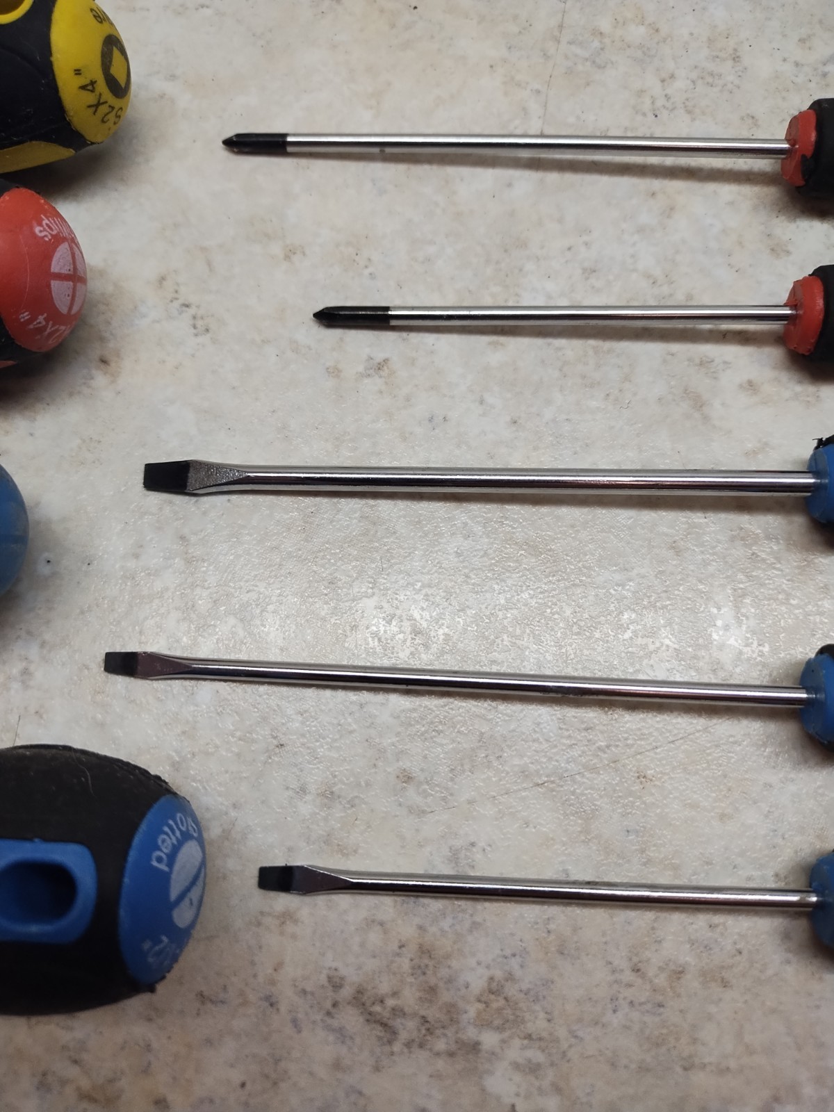Set of 10 Pittsburgh Screwdrivers