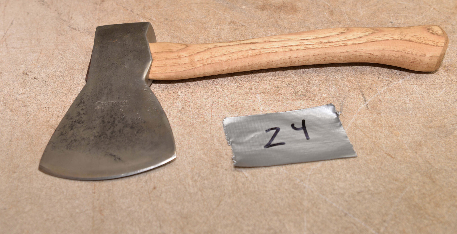 Rare Craftsman cedar hatchet throwing axe collectible bench camping tool Z4