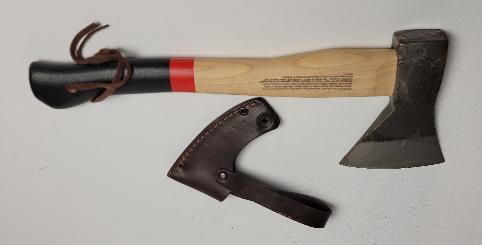 Adler Rheinland 14″ 2lb Hatchet w heavy-duty leather sheath Made in Germany