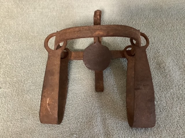 Fur Trade Artifact Antique Hand Forged Iron Tool 1800s Beaver Blacksmith Signed