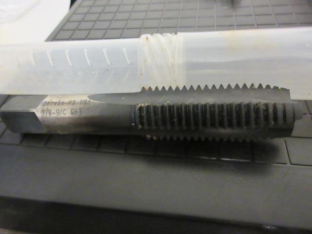 NOS 7/8″-9 NC GH3 HSS 3 Flute Machine Tap Jarvis USA