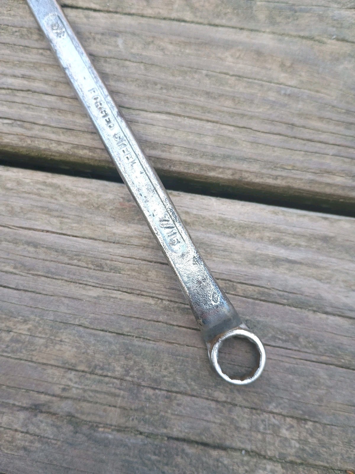 Vintage Tru-Fit 3/8″ & 7/16″ Offset 12 Point Box End Wrench USA 7″