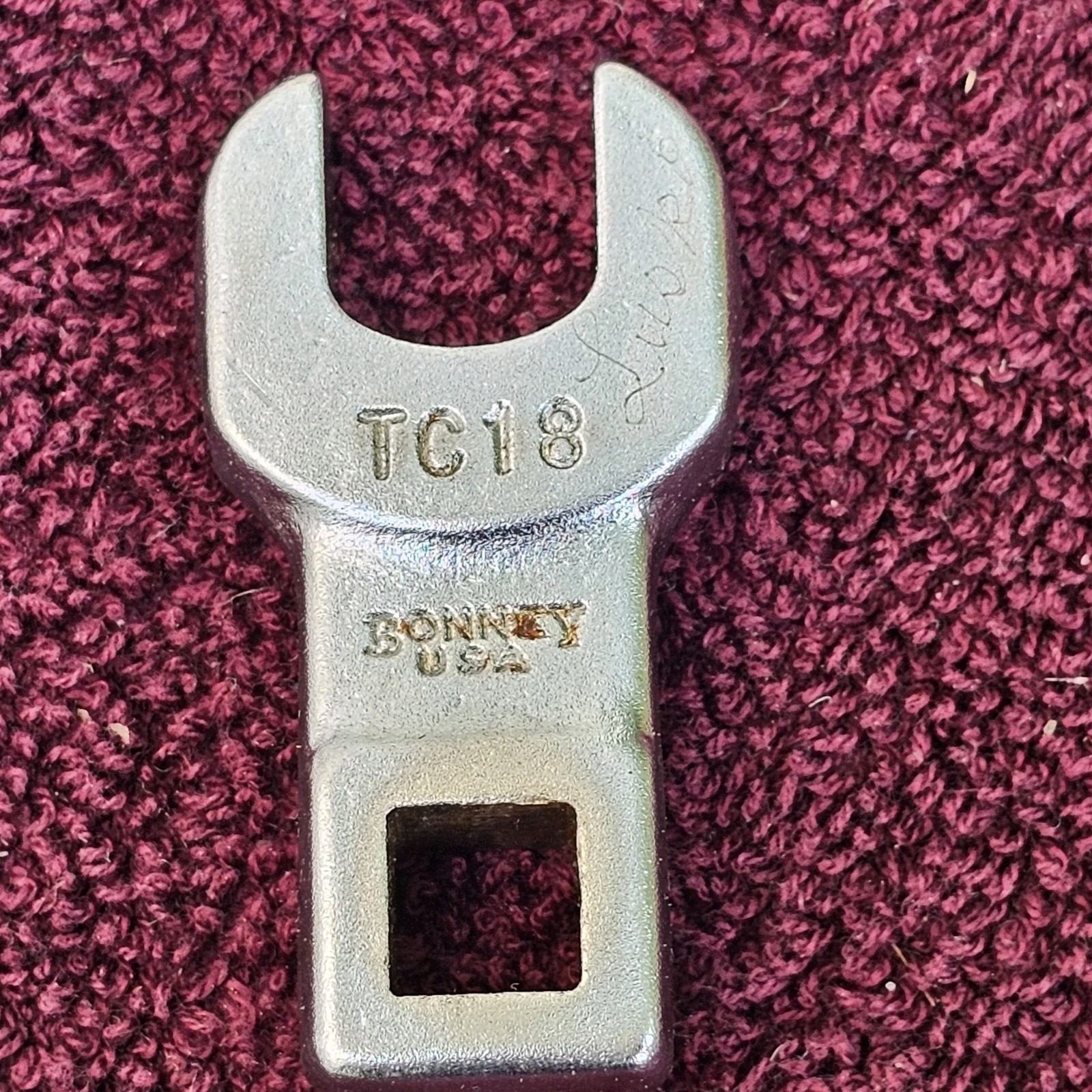 Vintage Bonney TC18 Crows Foot Wrench 9/16″, 3/8” Drive #2