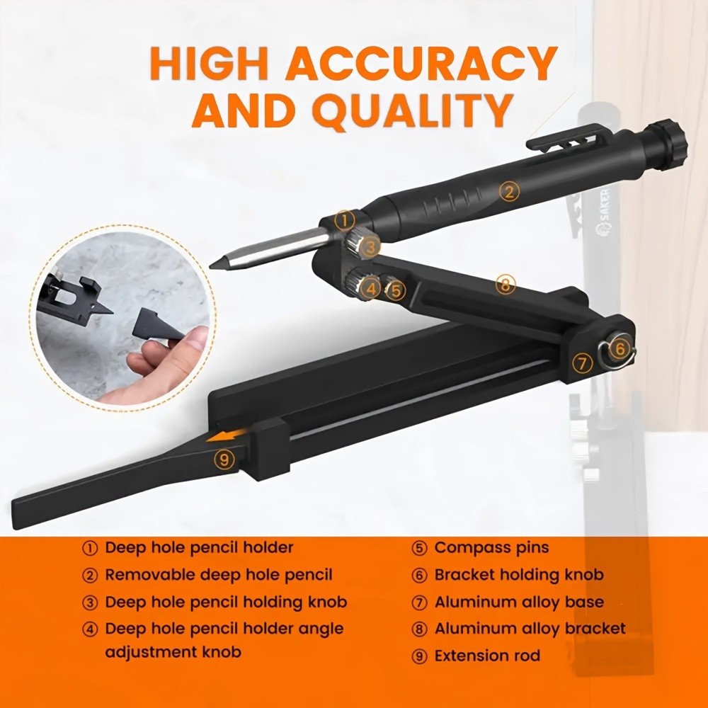 Multi-Functional Woodworking Scriber – Precision Marking Tool