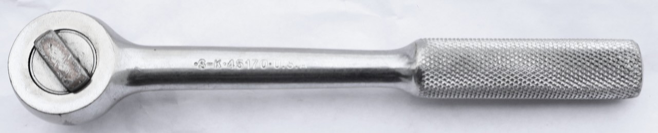 * S-K * (USA) * 45170 3/8″ Drive Ratchet w Knurled Grip Handle / Mt Top Tools
