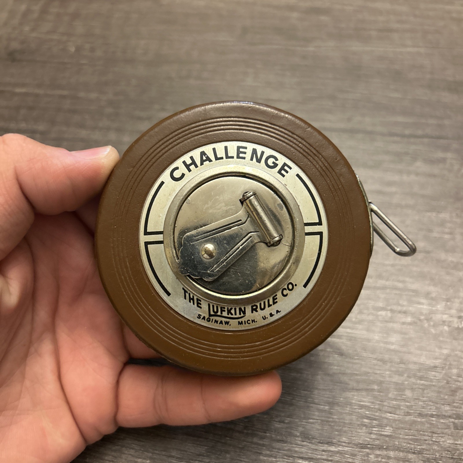 Vintage Lufkin Challenge Steel Tape 263 50 Feet