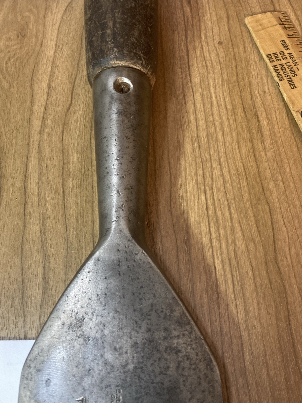 Vintage T.H. Witherby Wood Slick With Complete Handle.