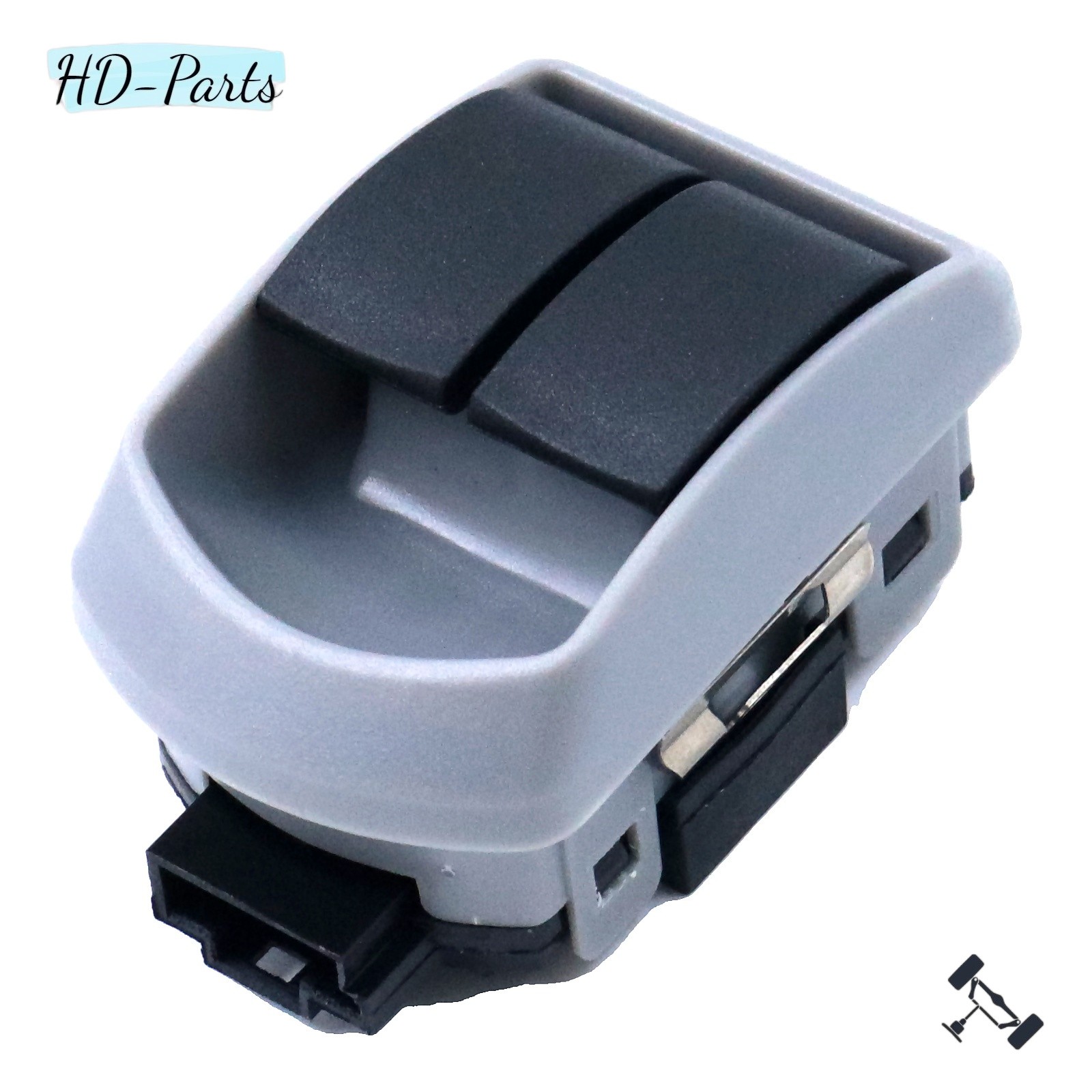 BLACK Dual Window Switch For Paccar Kenworth T660 T800 T2000 P27-1069 USA STOCK