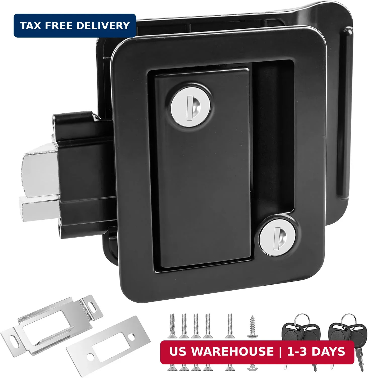 RV Entry Door Lock Replacement – Upgrade Door Latch Handle With Paddle Deadbolt