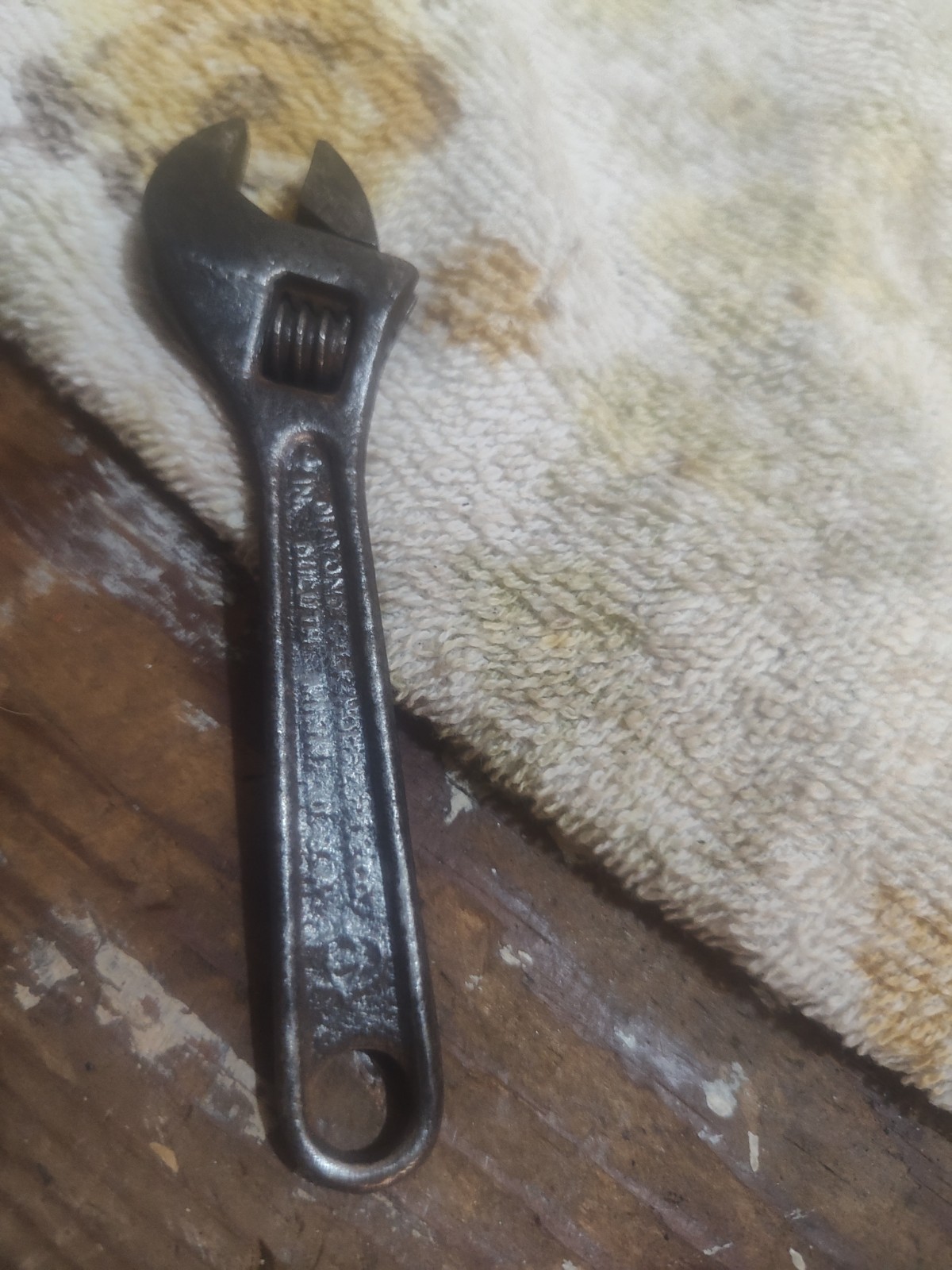 Diamalloy Diamond Calk Horseshoe Co USA Diamalloy 4” Adjustable Wrench