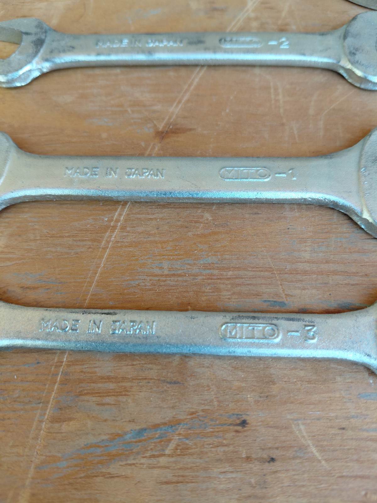 7 Pc. Kawasaki Motorcycle Wrenches 8,10,12,13,14,17 Open 27,32 Closed, Socket