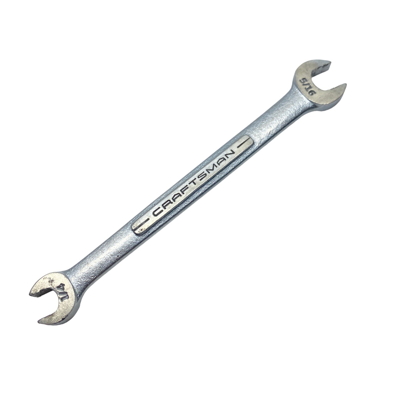 Vintage Craftsman 1/4 x 5/16 Double Open End Wrench -v- Made in USA