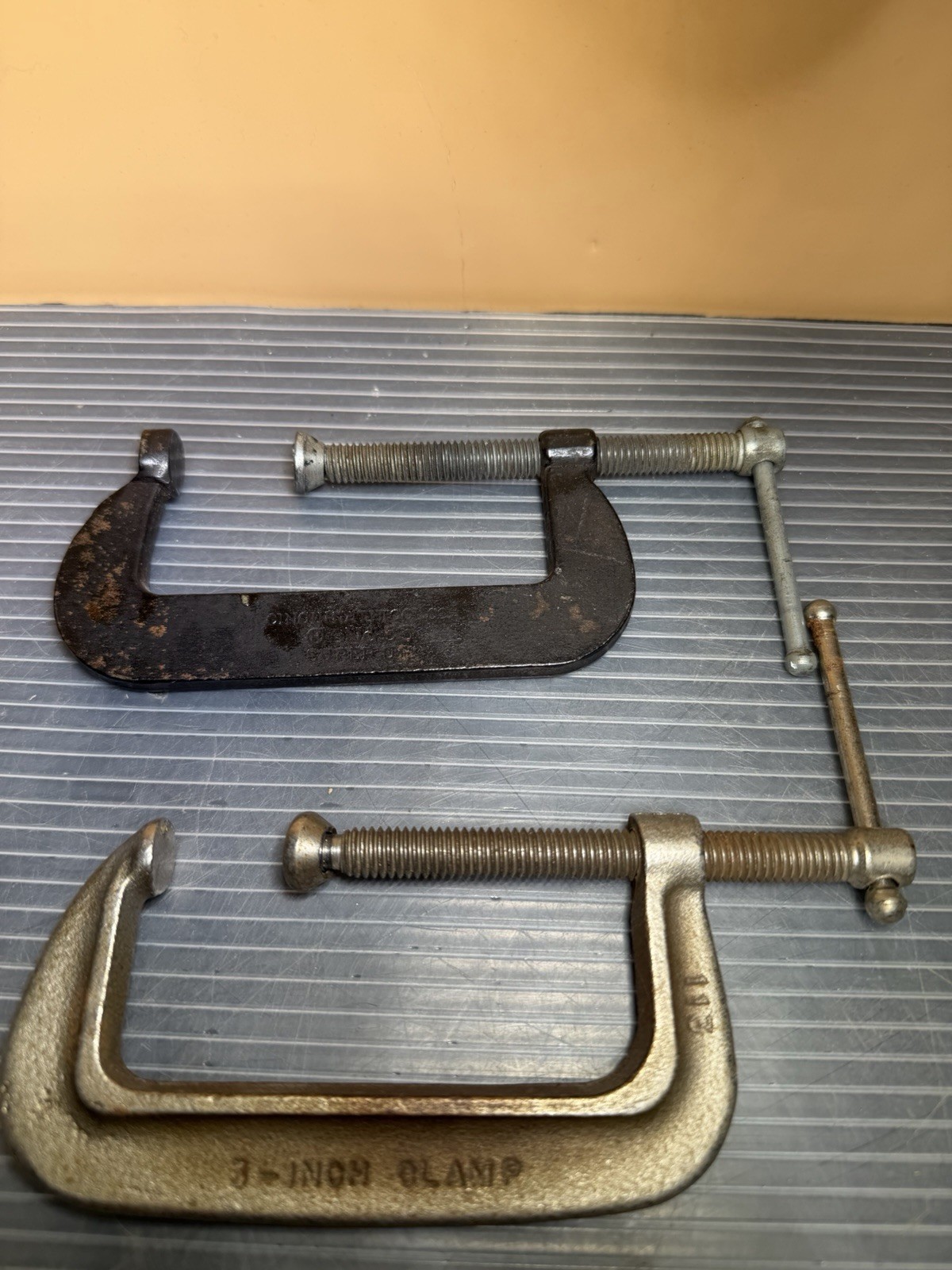 Vintage Cincinnati Tool Co. No. 55 Super Jr. Forged Steel C -Clamp USA, +113 3″