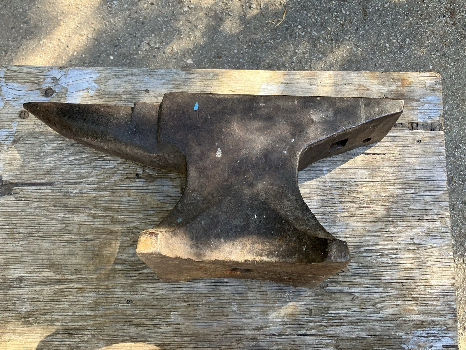 Spectacular 71 lb. Peter Wright Anvil Patent England Solid Wrought 0-2-15 WOW !!