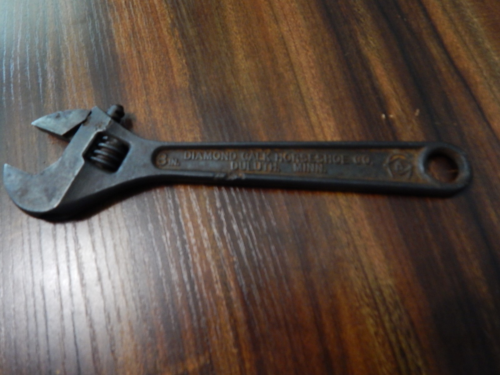 Vintage Diamond Caulk Horseshoe Co. 8″ Adjustable Wrench