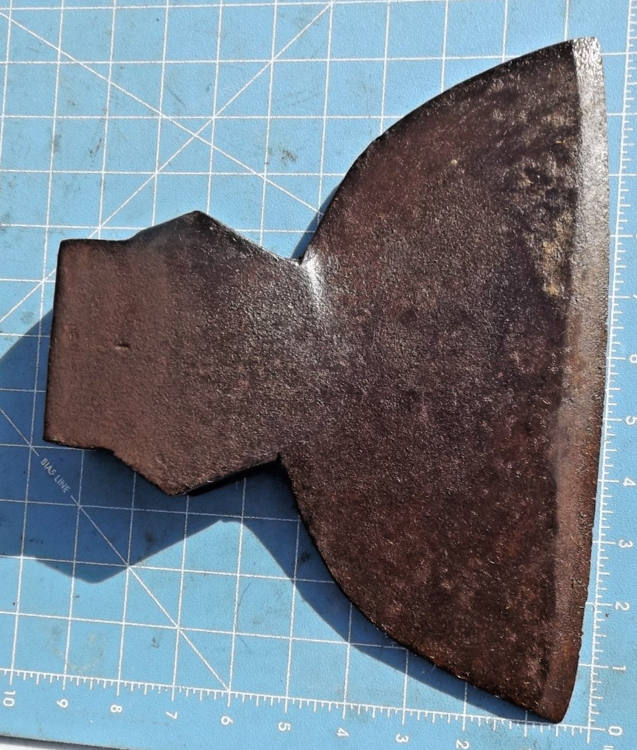 Vintage Old 11 + inches Hewing Axe Zenith ( Marshall Wells Hardware)