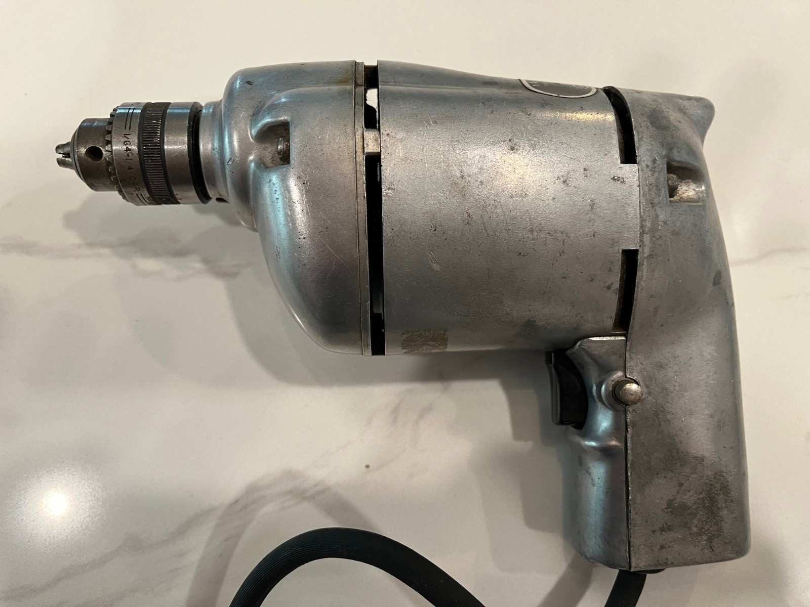 Sears Roebuck Vintage Electric Drill 1/4 Inch 1960s Tested Works Model 315 7080