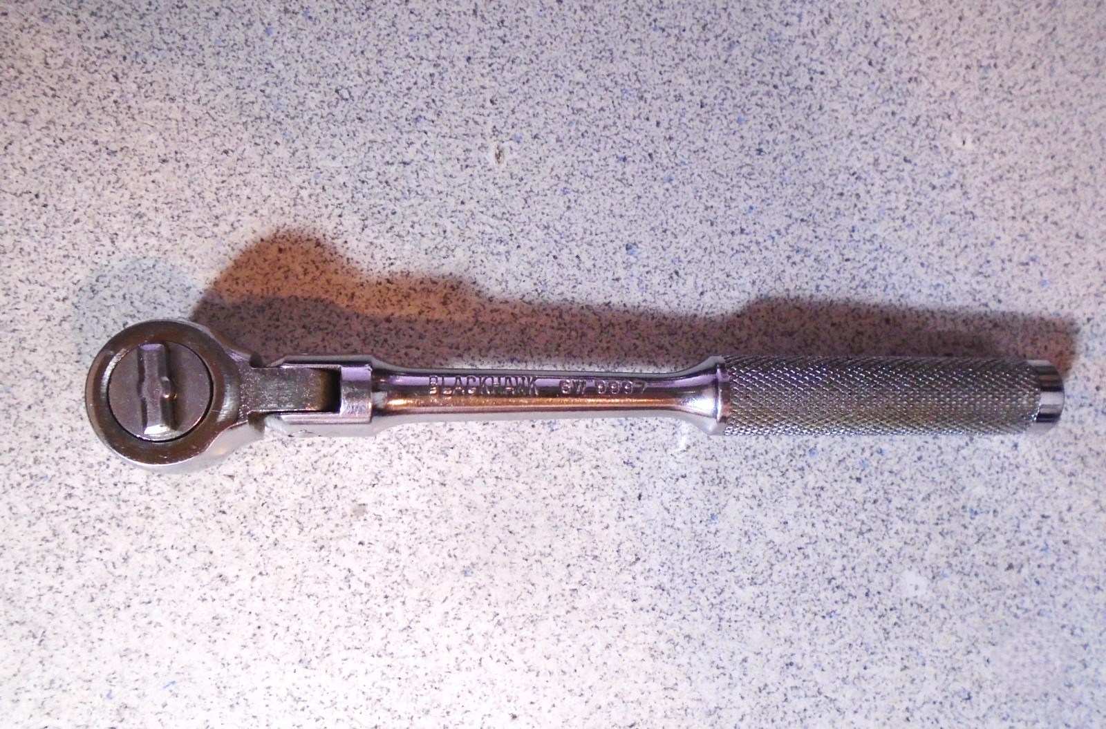 Vintage Blackhawk Tool 6″ Long GW-9997 1/4″ dr. Swivel Head Ratchet USA NICE!