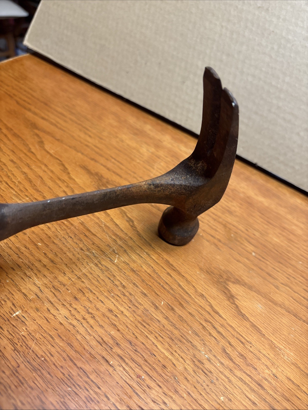 Vintage Heavy Hitter Full Size One Piece Leather Handle Framing Hammer