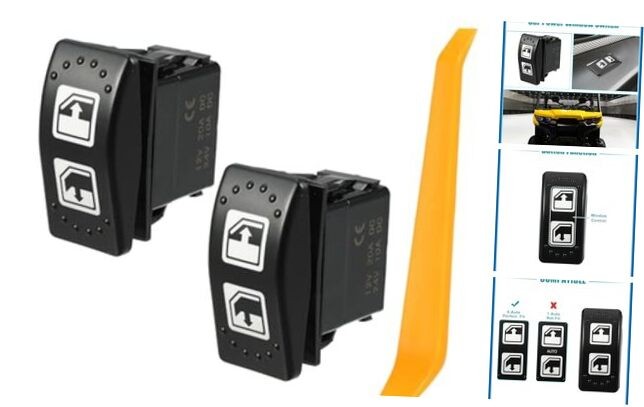 Power Window Switch with Tool Window Control Switch for Can-Am Defender Max