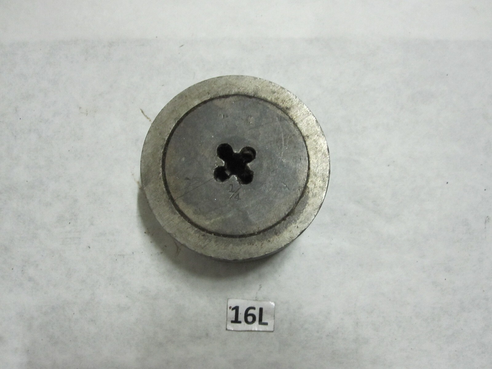 Greenfield LITTLE GIANT 1/4″ Die Holder 2-3/4″ diameter 1/4 USS 20 die
