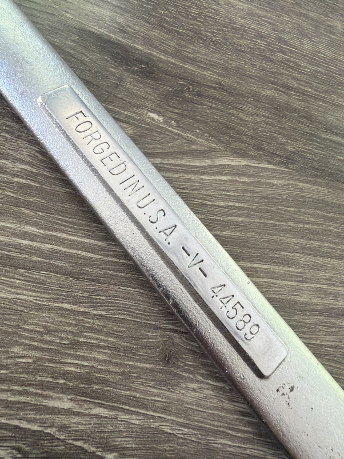 Vintage Craftsman VV 44589 1-1/2 x 1-5/8 Jumbo Open End Wrench USA