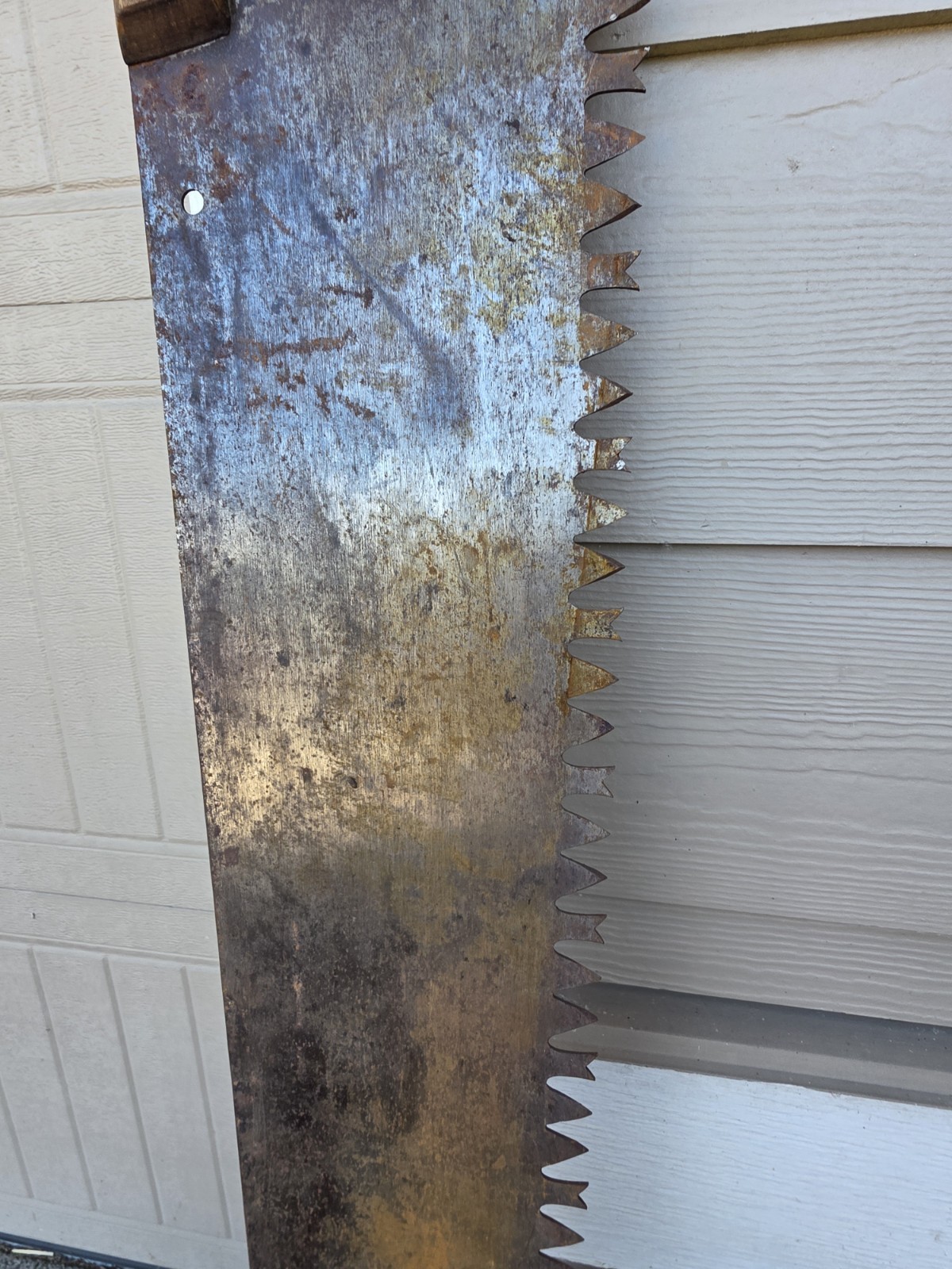 Warranted superior craftsman logging cross cut 2 man hand saw. Antique primitive