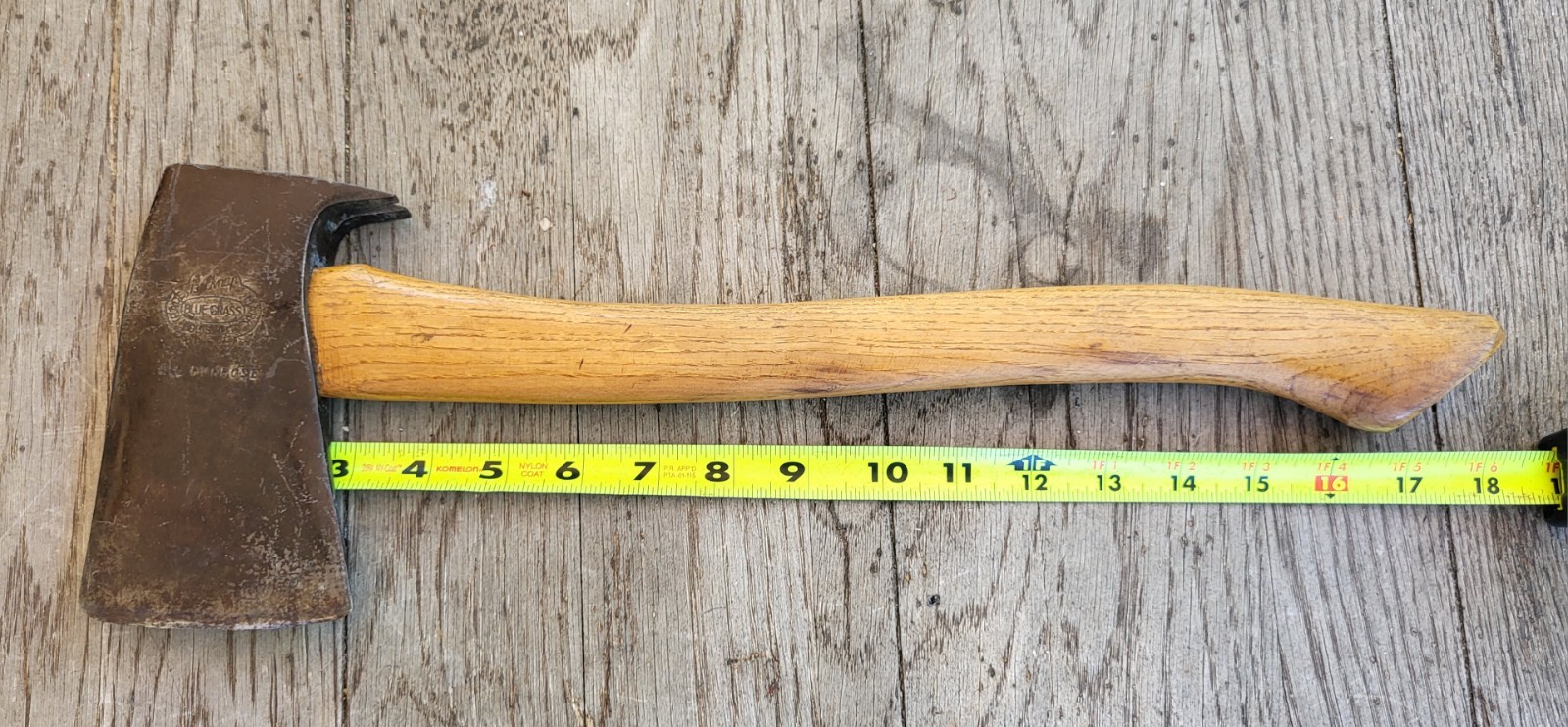 Vintage Clean Belnap BLUEGRASS All Purpose Hatchet, Embossed Tommy Axe Style