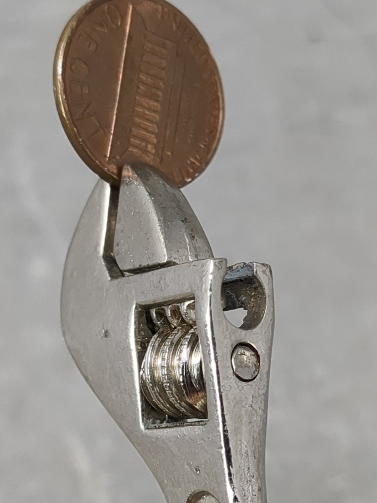 Vintage Mini Adjustable Wrench 3″ Hong Kong Small Crescent Style Tool