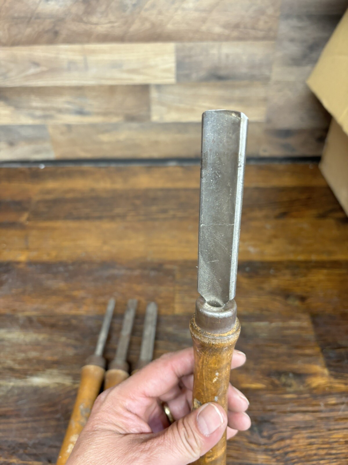 4 Craftsman Chisels Lathe Carving Tools. 2852, 2851, 2862 and Illegible model