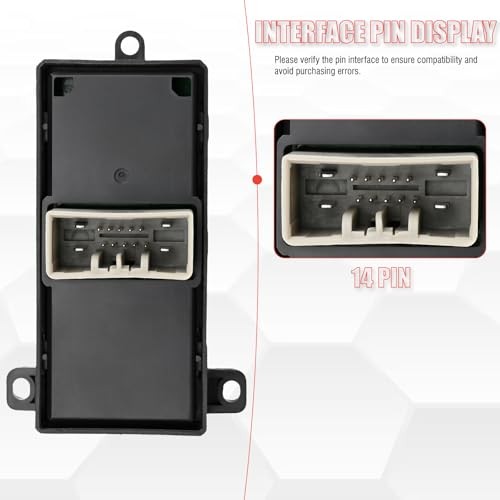 35770-T2A-A01 Window Switch Passenger Compatible with Accord 2013 2014 2015