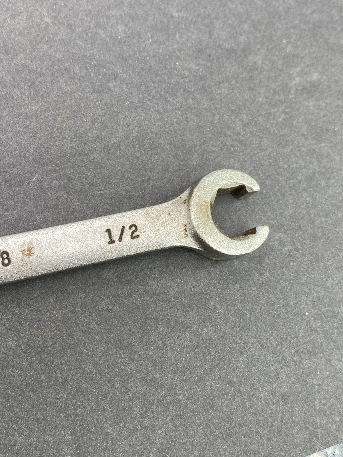 K-D USA 1/2 – 9 1/16 – 6 Point Flare Nut Line Wrench Vintage 60118