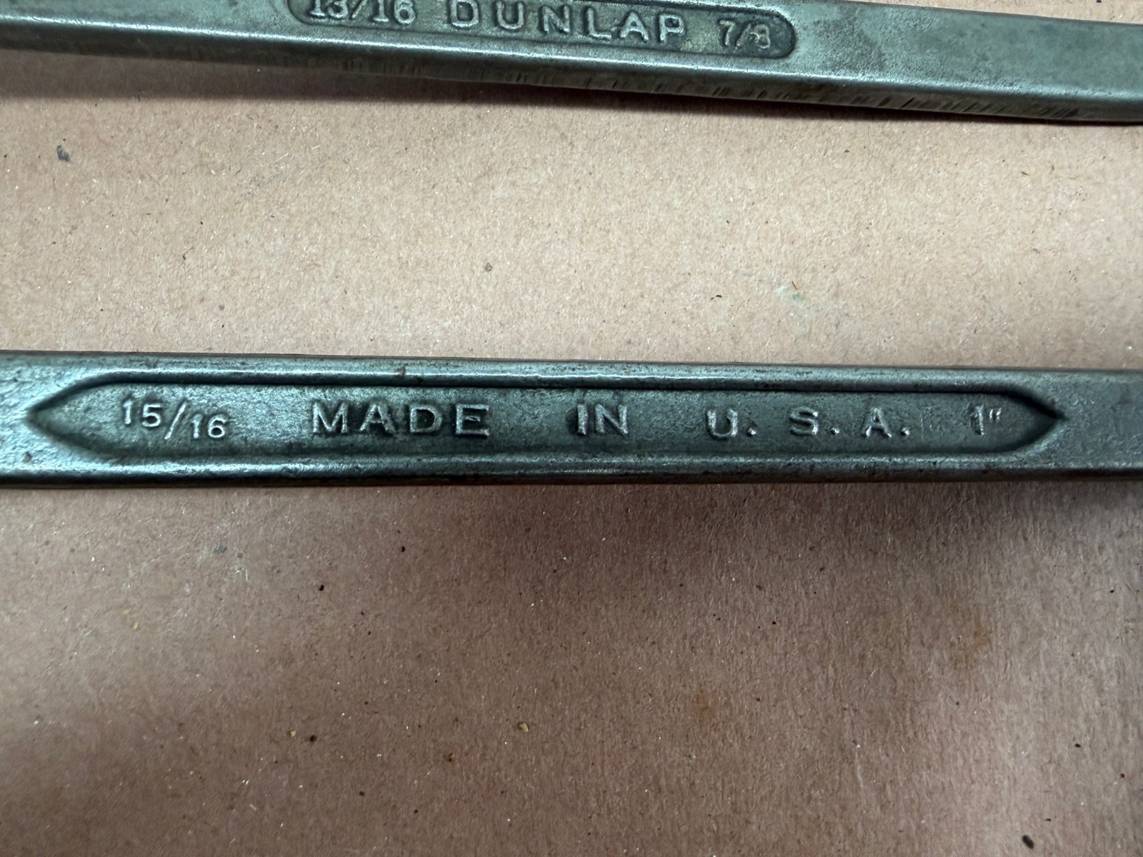Vintage USA Box End Wrench Lot Lectrolite Dunlap Tru Fit SAE Mechanics Tools