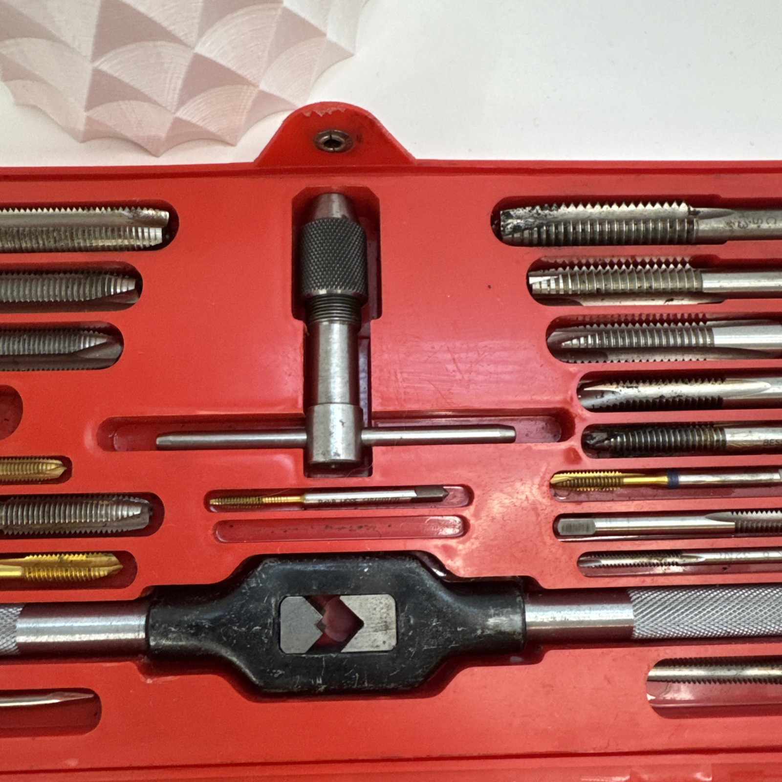 Vermont American Super Mechanics 40 Piece Taps And Dies Used 21720 (6040) 16-20