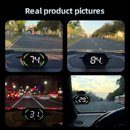 Universal GPS Speedometer HUD for Cars – 2025 New Head Up Display with Green