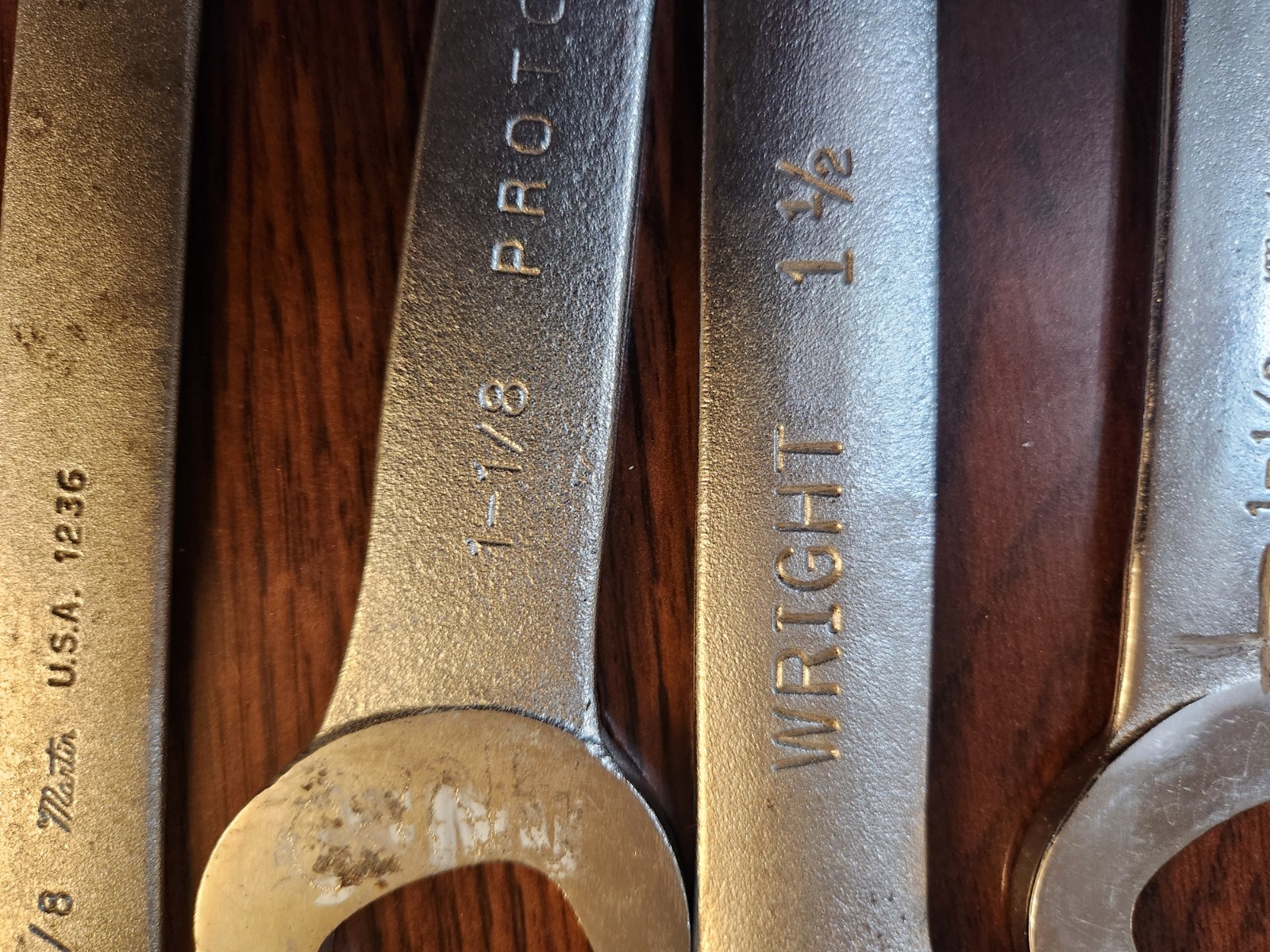Open End Angle Service Wrenches Various Brand And Sizes.