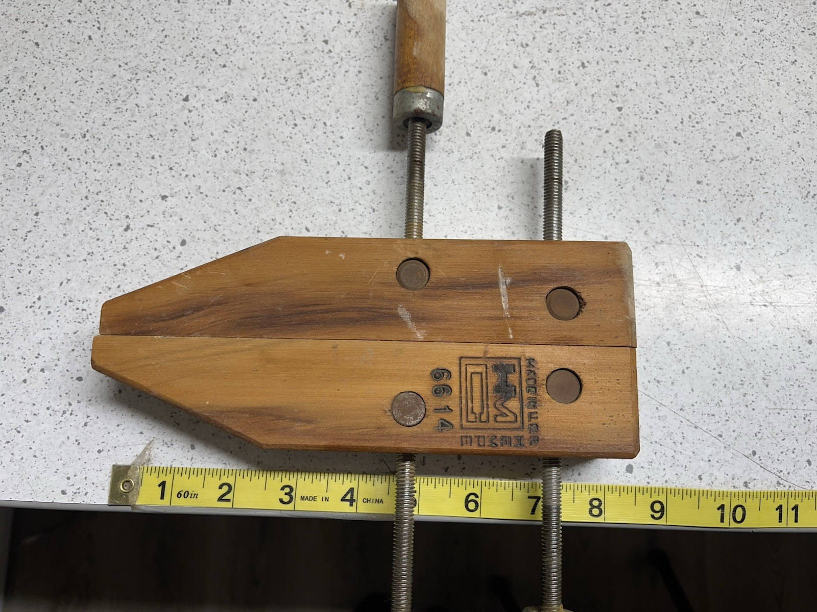 8″ HEMPE HMC Wooden Hand Screw Woodworking Tool 6614