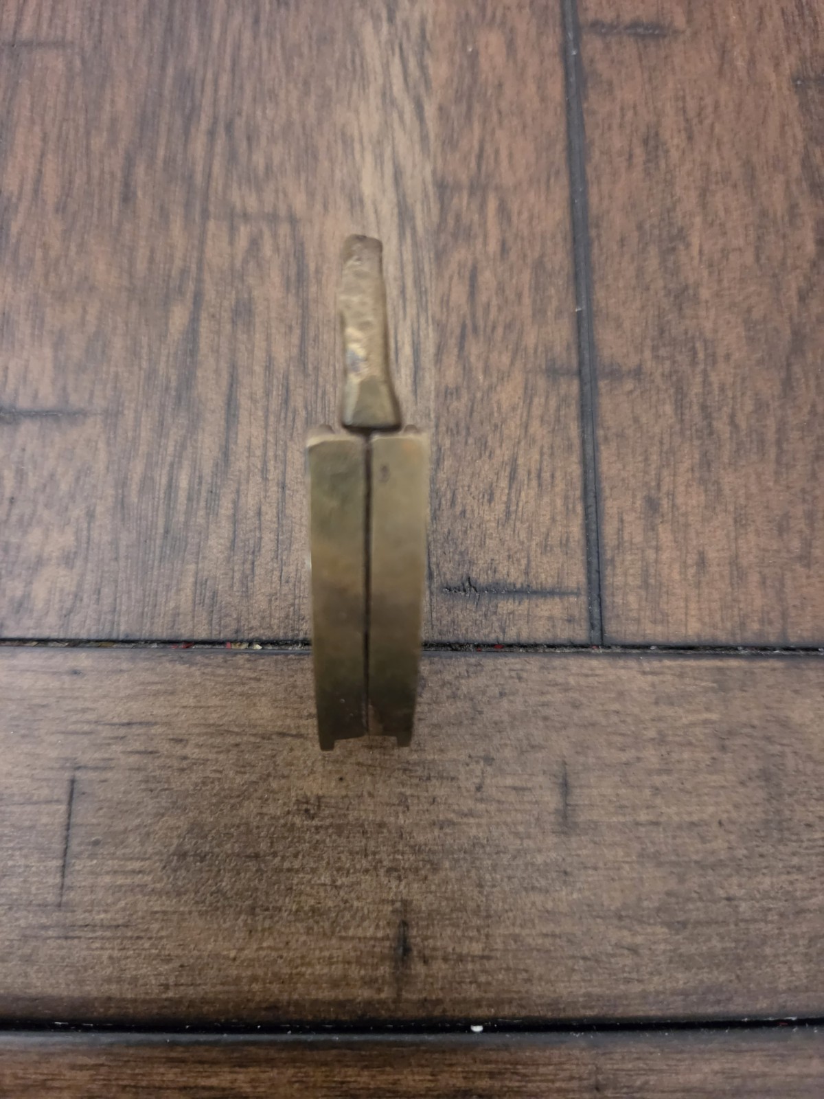 Antique Brass 3 Stars & Shield Warded Padlock 2 1/4″ x 1 1/2″